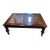 Ethan Allen British Classics Cane and Glass Coffee Table For Sale