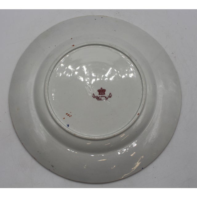 C. 1880 Set of 4 Highly Decorative Mason's/Ashworth Ironstone Plates For Sale - Image 9 of 9