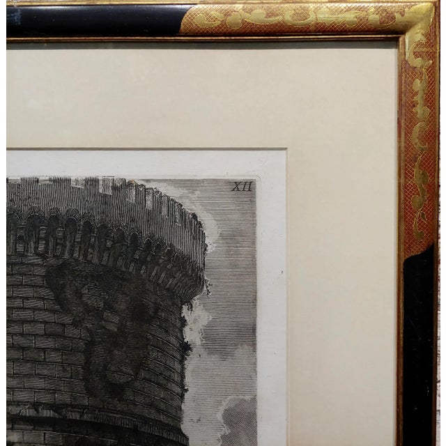 Giovanni Battista Piranesi -Veduta Del Sepolcro Della Famiglia Plauzia -18th Century Etching For Sale - Image 4 of 9
