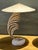 Beige Vintage Michael Taylor Palm Frond Table Lamps - Pair For Sale - Image 8 of 13