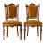 19th Century Louis XVI Side Chairs With Yellow Velvet | Pair For Sale