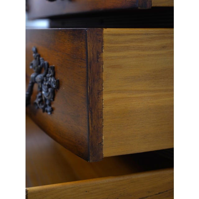 1980s Monumental French Louis XV Style Commode Chest For Sale - Image 5 of 17