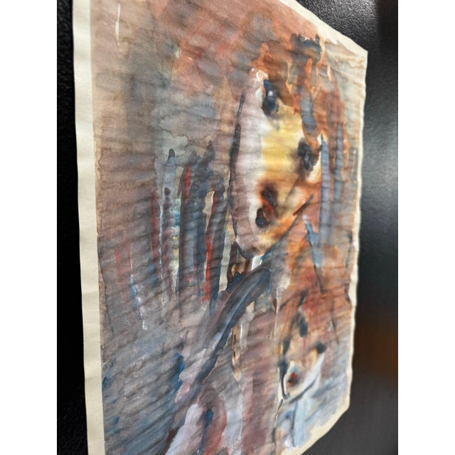 1990s Gilbert Pauli, Beaten Children, 1997, Watercolor on Paper For Sale - Image 5 of 8