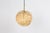 Gold Large Amber Bubble Glass Pendant by Helena Tynell for Limburg, 1970s For Sale - Image 8 of 9