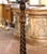 Early 20th Century French Louis XIII Walnut Barley Twist Floor Lamp With Table For Sale - Image 9 of 9