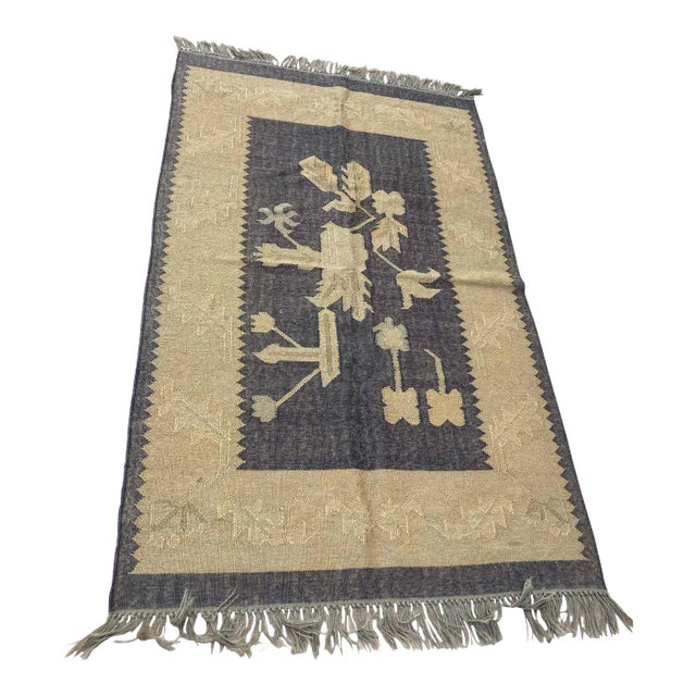 Vintage Small Ethnic Tribal Rug For Sale