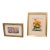 Pair of Framed Flower Watercolor Art Paintings Signed For Sale