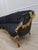 1950s Midnight Royale Tufted Sofa | Black & Gold Baroque Statement Couch | Victorian Glam Living Room Sofa For Sale - Image 9 of 11