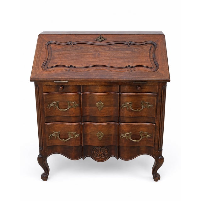 Vintage Louis XV Scriban Secretary, 1930s For Sale - Image 10 of 10