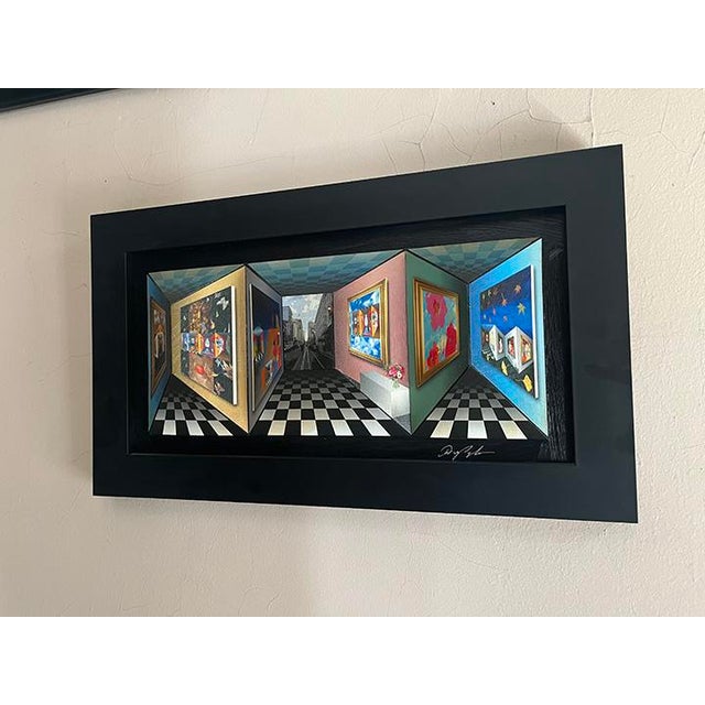 New Dimensions, from the Art in Motion series. This limited edition mixed media piece combines giclée on canvas with hand-...