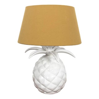 Vintage Pineapple Table Lamp For Sale