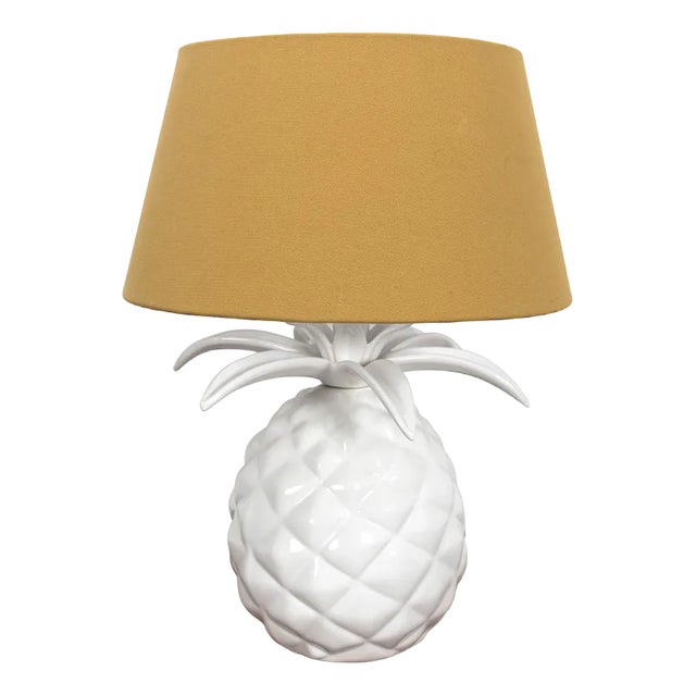Vintage Pineapple Table Lamp For Sale