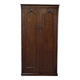 Walnut Armoire W/ Fitted Interior C.1940 For Sale