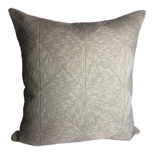 Transitional Texture Fabric by Glant Pillow Cover For Sale