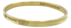 Tiffany & Co. 18ct Yellow Gold 1837 Bangle 29.53g