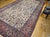 Ivory Antique Oversized Persian Kerman Lavar Rug, Hand-Knotted Wool, Allover Floral Vase Pattern, Ivory & Pink, 11x20 For Sale - Image 8 of 18