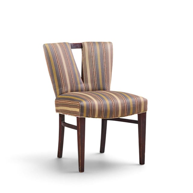 Paul Frankl Paul Frankl Corset Mid Century Mahogany Dining Chairs - Set of 6 For Sale - Image 4 of 17