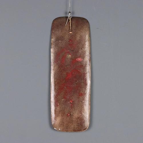 Green Enamelled Copper Plaque from Harvey Creazioni For Sale - Image 8 of 10