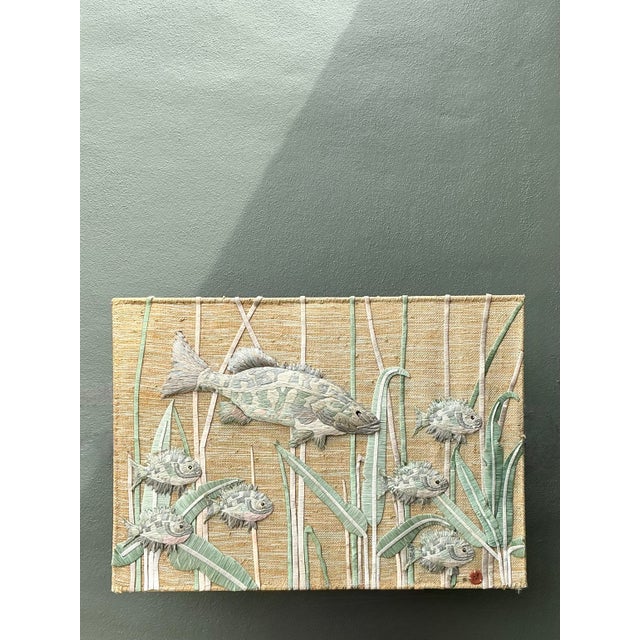 This striking large-scale wall hanging by renowned artist Don Freeman is a masterclass in 1970s fiber art. Featuring a...