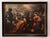 A beautiful early 18th C. Italian oil on canvas painting of the Adoration of the Magi. The Virgin sits at the right among...