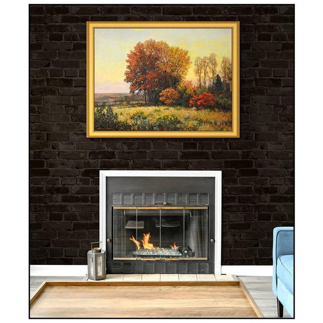 Message us to inquire about custom framing options! (Included for free with every purchase) The artwork here, "October in...