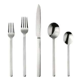 Mepra Stile 20-Piece Flatware Set, With Steak Knife For Sale