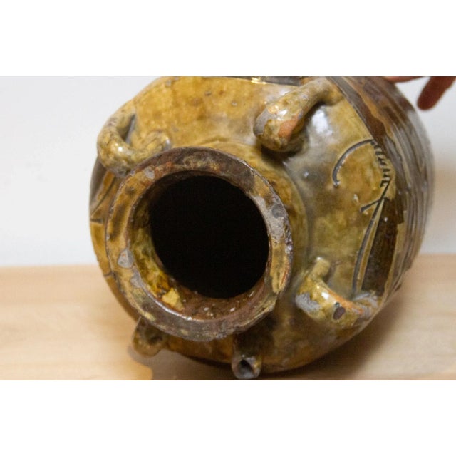 Antique Engraved Martaban Jar For Sale - Image 10 of 11