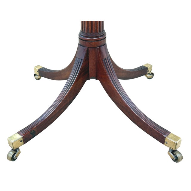 18th Century George III Mahogany Circular Lamp Table, 1790 For Sale - Image 4 of 12