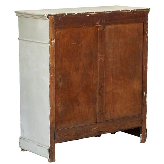 White Antique American White Hutch For Sale - Image 8 of 8