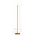 Kelly Wearstler by Visual Comfort Signature Rousseau 60" Floor Lamp in Antique-Burnished Brass with Etched Crystal For Sale
