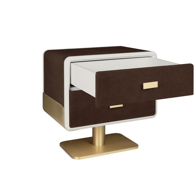 Metal Phoenix Bedside Table by Porus Studio For Sale - Image 7 of 11