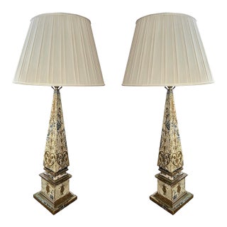 Pair of Vintage Florentine Table Lamps For Sale