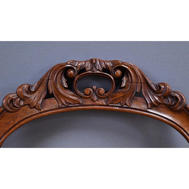 Napoleon III Mahogany Chairs, Late 19th Century, Set of 4 For Sale - Image 11 of 18