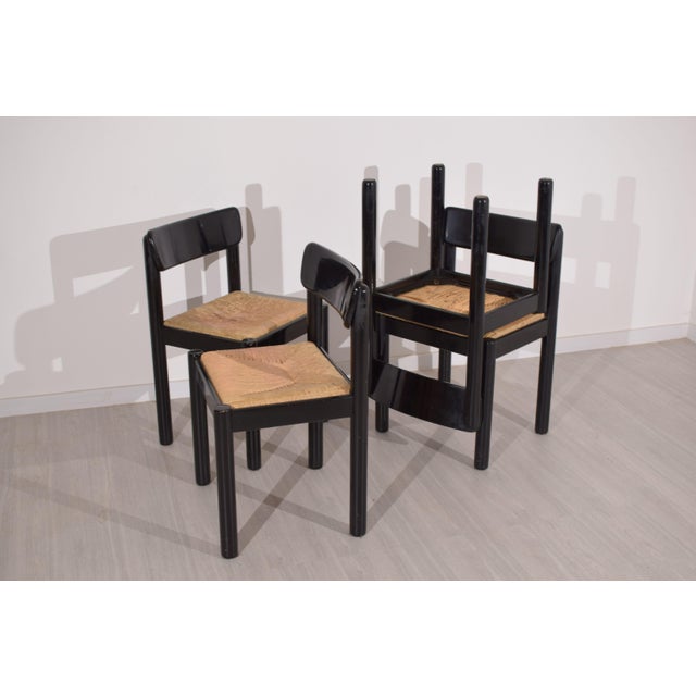 Chairs by Vico Magistretti for Schiffini, 1970s, Set of 4 For Sale - Image 9 of 18