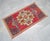 Vintage Small Turkish Rug Hand-Knotted Mat Enty Decor, Kitchen Accent, Laundry Room Art 19" X 36" For Sale - Image 4 of 10