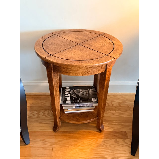 1990s Woodland Furniture Side Table For Sale - Image 5 of 7