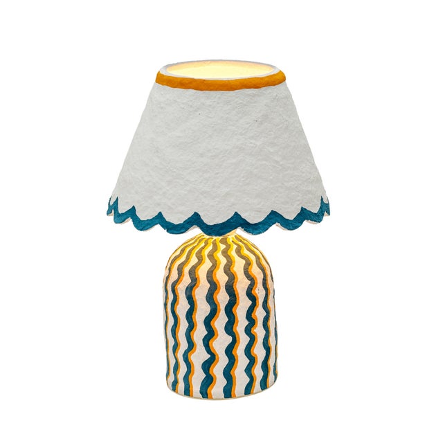 The Blum Table Lamp is all about good vibes and great color. Made from textured cotton mache, it has an earthy feel that’s...