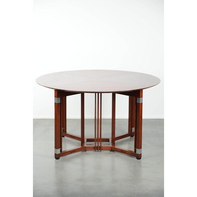 Art Deco Round Decoforma Series Dining Table from Schuitema For Sale - Image 3 of 11
