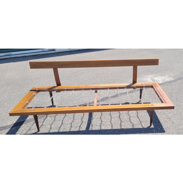 1950s Fine Pair of Mid Century Modern Signed Daybeds For Sale - Image 9 of 18
