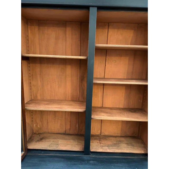 Large Bookcase with a Weathered Finish For Sale - Image 6 of 12