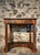 Wood Antique French Console Table with Anthracite Marble Top, 1850 For Sale - Image 7 of 18