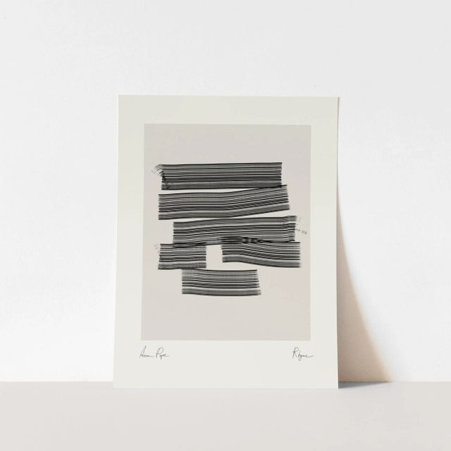 Contemporary Abstract Lines Giclee Print For Sale - Image 4 of 6