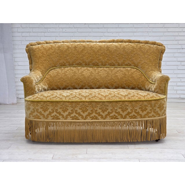 Danish Two-Seater Sofa in Furniture Velour, 1950s For Sale - Image 13 of 13