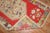Textile 20th Century Bright Red Colorful Turkish Accent Rug For Sale - Image 7 of 9