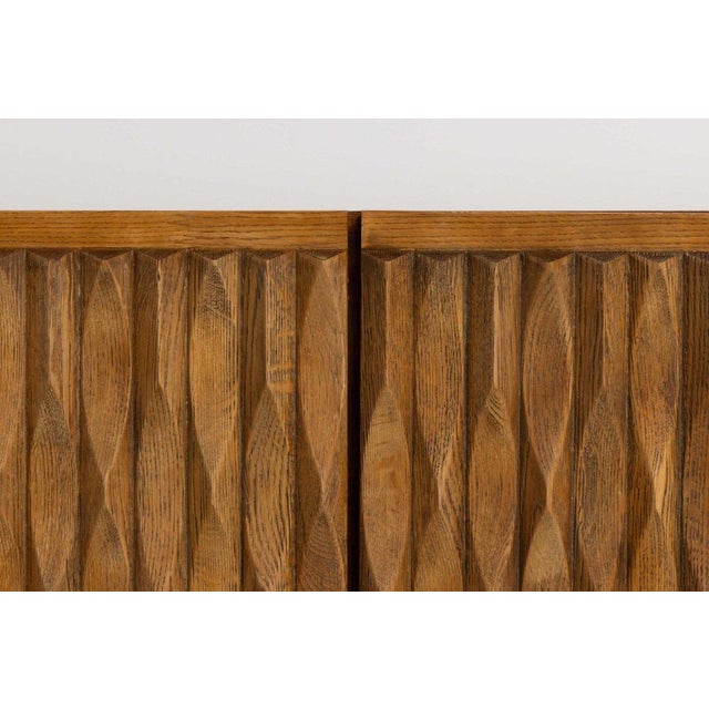 Niagara Sideboard in Oak by Maison Aurora, Belgium, 1975 For Sale - Image 17 of 18