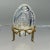 1980s 1980s Faberge Clear Cut Crystal Petite Egg Paper Weight Signed and Numbered With Stand For Sale - Image 5 of 11
