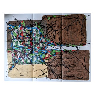 Jean-Paul Riopelle, Abstraction, Original Lithograph, 1966 For Sale