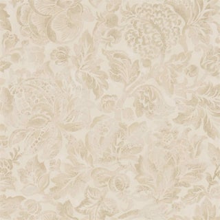 Sanderson Thackeray Wallpaper in Sepia - a Sample For Sale