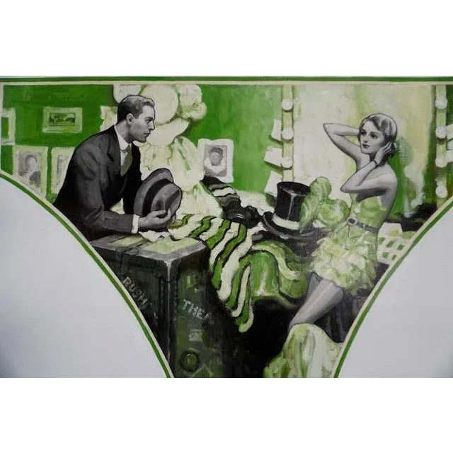 Art Deco Bartow Van Voorhis Matteson 1894-1984 - Original Painting of an Illustration for Redbook 1928-29 For Sale - Image 3 of 10