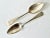 Pair of Early 19th Century Coin/900 Silver Spoons - Monogram "R" - Large Tablespoons or Small Serving Spoons For Sale In Columbus - Image 6 of 6